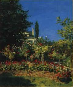 Claude Monet Flowering Garden China oil painting art